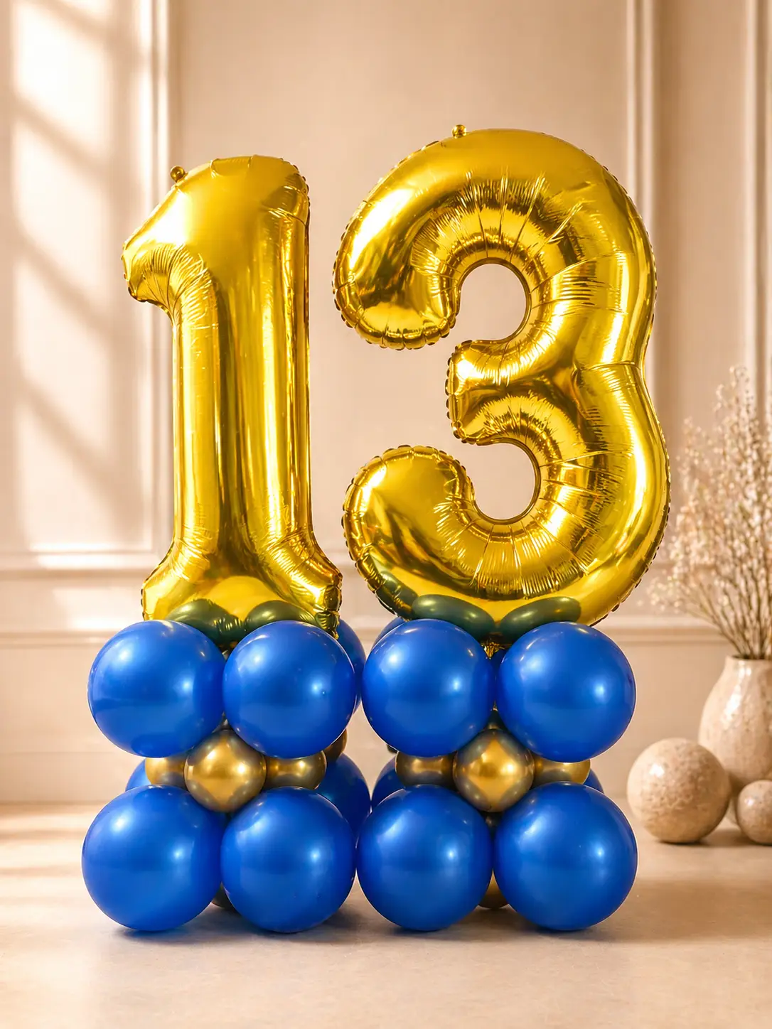 Number Balloon Duo Stand